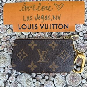 Louis Vuitton Monogram Cles Key Pouch
